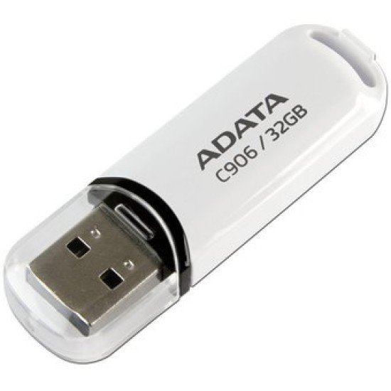 Memoria USB 32GB Adata AC906-32G-RWH color blanco