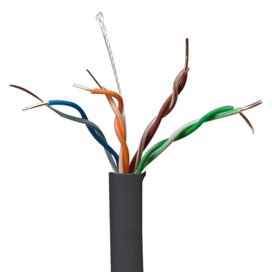 Bobina cable UTP Cat.5E X-Case gris de 305 metros, 0.50