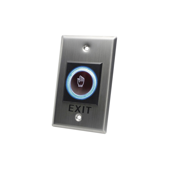 Botón de salida sin contacto/ sensor IR / iluminado / Normalmente abierto y cerrado / Distancia ajustable de detección, ACCESSK1