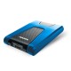 Disco Duro Externo USB3.1 de 2TB azul Adata AHD650-2TU31-CBL