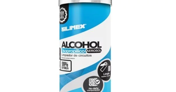 Alcohol isopropílico en aerosol de 250ml Silimex para limpieza