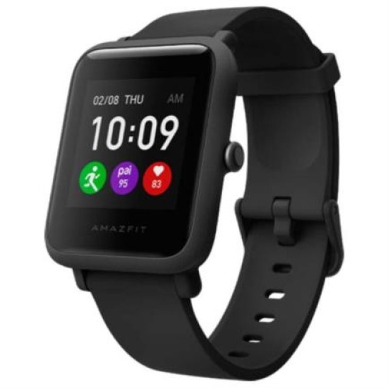Reloj Smart Watch Xiaomi Amazfit Bip S Lite Pantalla a Color 1.28"/ Bluetooth 5.0/ Resistencia al Agua 5ATM/ Color Negro, AMAZBIPSL-N