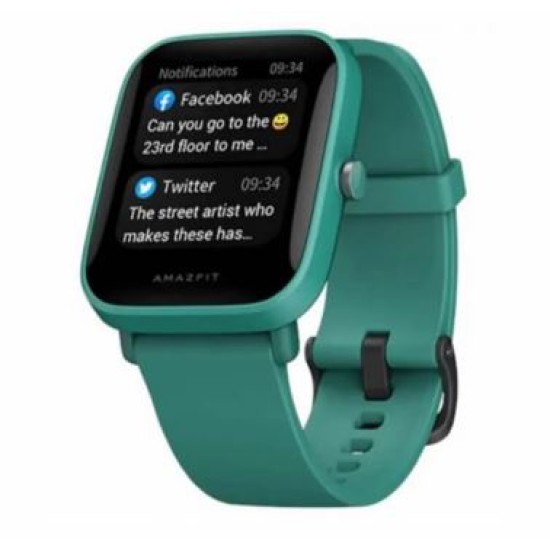 Reloj Smart Watch Xiaomi Amazfit Bip U Pro Pantalla a Color 1.43" GPS/ Microfono/ Bluetooth 5.0/ Color Verde, AMAZBIPUP-V