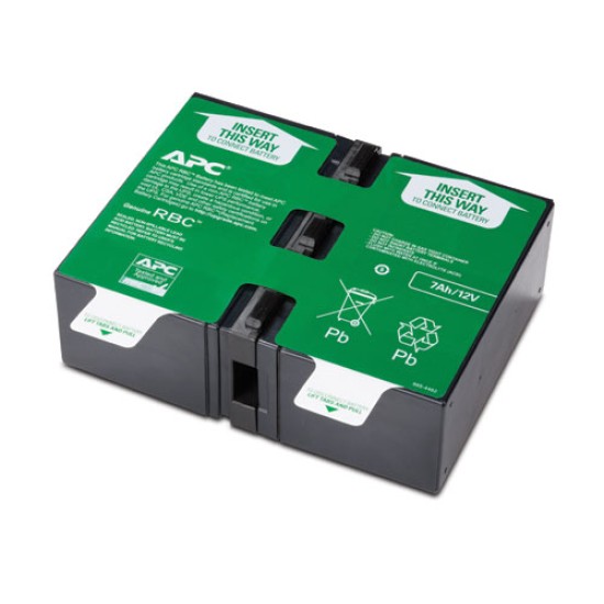 Cartucho de baterías #123 APC, para UPS BR100, APCRBC123