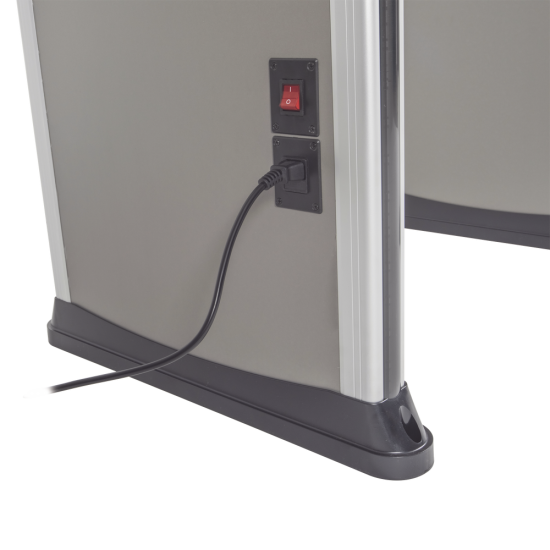Detector de metales de 6 zonas Accesspro uso en interior/contador de alarmas y personas, APMESC6