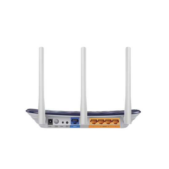 Router Inalámbrico WISP con Configuración de fábrica personalizable, doble banda N, con antenas de alta ganancia, hasta 733 Mbps, 4 Puertos LAN 10/100 Mbps, 1 Puerto WAN 10/100 Mbps, ARCHER C20W