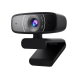 Webcam Asus C3 1080P/ FHD/ 30FPS/ USB/ Microfono/ Color Negro