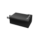 Cargador de pared con 1 puerto USB negro Vorago, AU-302-BK