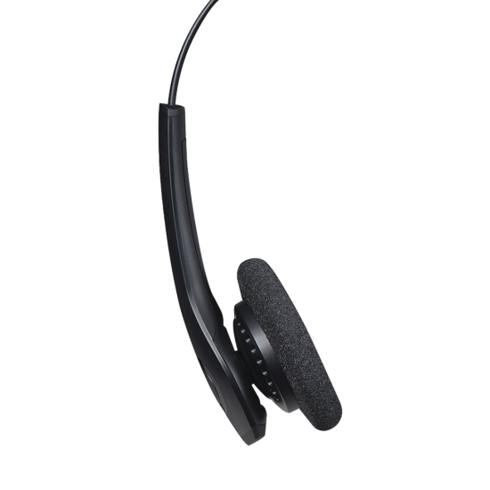 Auricular Jabra Biz 1500 Duo conexión QD, brazo flexible de 270°, micrófono con cancelación de ruido ideal para contact center (1519-0157), BIZ-1500-DUO-QD