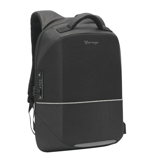 Mochila para Laptop 15.6" Vorago BP-401 Antirrobo, Cierres Candados TSA Color Negro