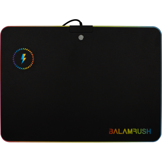 Mousepad Gaming Heimdall Balam Rush BR-922999, área de carga inalámbrica RGB Sprectrum