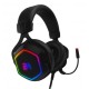 Diadema con micrófono USB Gaming Balam RUSH BR-929776 Hesix RGB negro Spectrum/  Over-Ear/ 7.1 Canales/ Mic Flexible