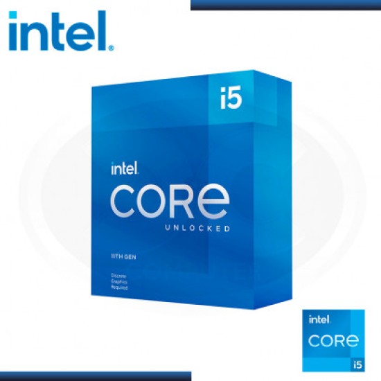 Procesador Intel Core I5-11600K S-1200 11A Gen/ 3.90GHZ/ 6 Core/ Graficos UHD 750/ Sin Disipador, BX8070811600K