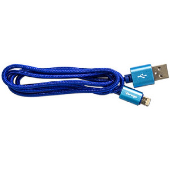 Cable Vorago Dual Micro USB/lightning de 1 metro, azul CAB-209-BL