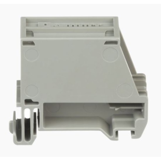 Adaptador de 1 Puerto para Conectores Tipo Mini-Com Panduit Montaje en Riel Din Estandar de 35MM Color Gris, CADIN1IG