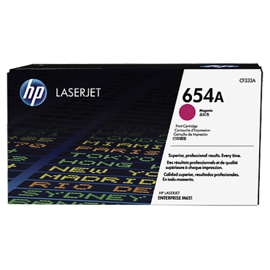 Tóner HP 654A Laserjet Magenta CF333A, 15,000 paginas