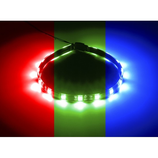 Kit de Iluminacion RGB Widebeam Cablemod 30CM/ 15 Leds, CM-LED-15-M30KRGB-RK