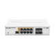 Cloud Router Switch Administrable L3, 8 puertos 10/100/1000 Mbps c/PoE Pasivo ó 802.3af/at, 4 Puertos SFP, Mikrotik CRS112-8P-4S-IN