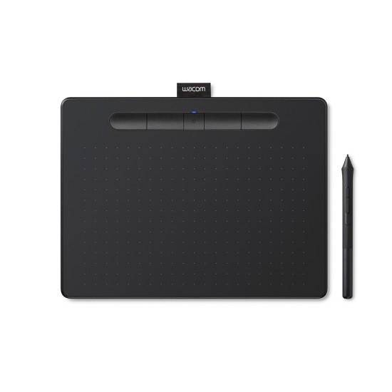 Tableta Digitalizadora Wacom CTL4100 Intous Basic Small Pen, 152MMX95MM, USB, Color Negro