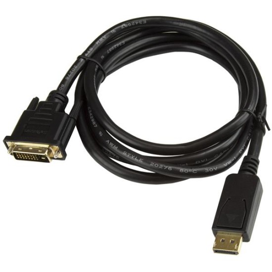 Cable adaptador de video DP-DVI Startech 1.8M, DP2DVI2MM6
