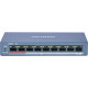 Switch POE Hikvision DS-3E0109P-E/M(B) 8 Puertos POE 30W + 1 Puerto 100MBPS Uplink, 250M