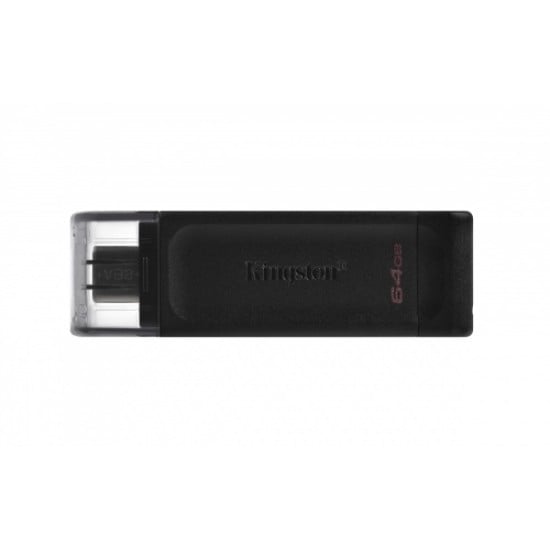 Memoria USB 3.2 Type-C 64GB Kingston Datatraveler 70 negro, DT70/64GB