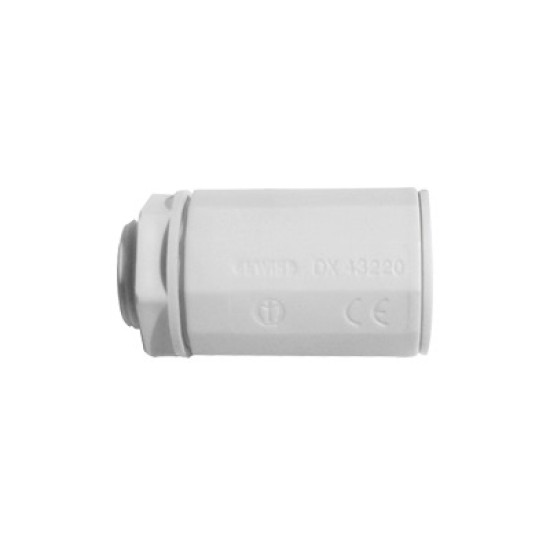 Conector de tubería rígida a caja (Racor), PVC Auto-extinguible, de 16 mm (5/8") Gewiss, DX-43-216