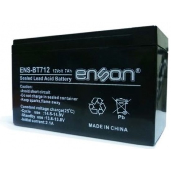 Batería de respaldo 12V/7A Enson, ENS-BT712