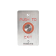 Botón de salida Rosslare con temporizador / color de led configurable / IP65, EX-06E-0