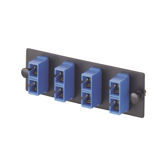 Placa Acopladora de Fibra Óptica FAP Panduit, con 3 Conectores SC Duplex , para Fibra Monomodo OS1/OS2, Color Azul, FAP3WBUDSCZ
