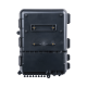 Caja de Distribucion de Fibra Optica para 24 Empalmes, con 8 Acopladores SC/APC Simplex, Exterior IP55, Color Negro, FDP-440A