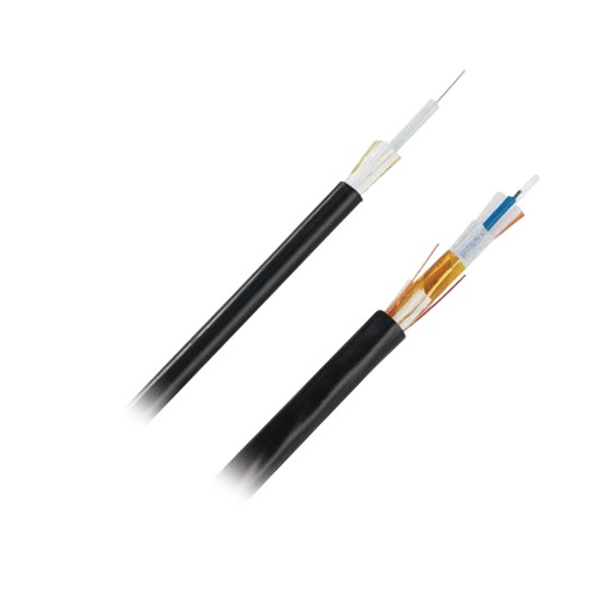 Metro de cable de fibra optica Panduit 6 hilos/multimodo OM4 50/125 optimizada/ interior/ exterior/ loose tube 250UM/OFNR (Riser), FOCRZ06Y