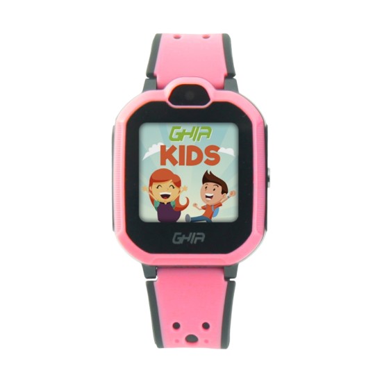 Reloj Ghia Smart Watch Kids 4G 1.4" Touch/ Rosa-Negro/ Con Linterna y Camara/ Sim Card 3G-4G, GAC-183R