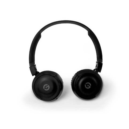 Diadema audífono con microfono Getttech GH-3000N Synergy color negro, 3.5mm
