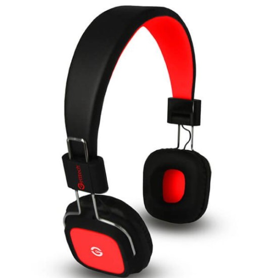 Diadema audífono con micrófono Getttech GH-3500R reveal rojo/3.5mm