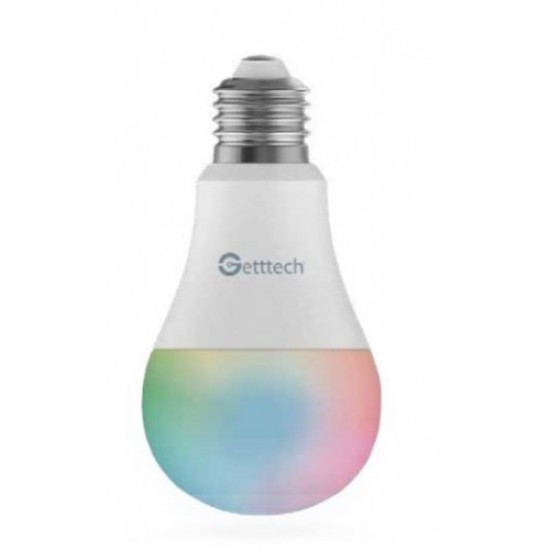Foco inteligente Getttech GSR-71001 Rainbow Smart Light Bulb/Wifi/APP