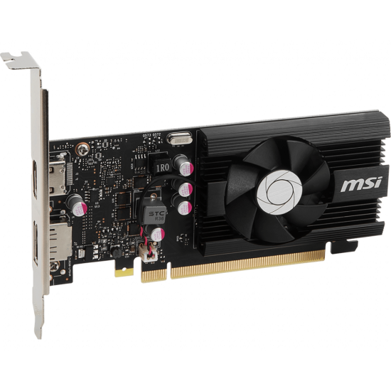 Tarjeta video MSI Nvidia GT1030 / PCIE X16 3.0 / 2GB DDR4 / HDMI / DP / bajo perfil, GT 1030 2GD4 LP OC