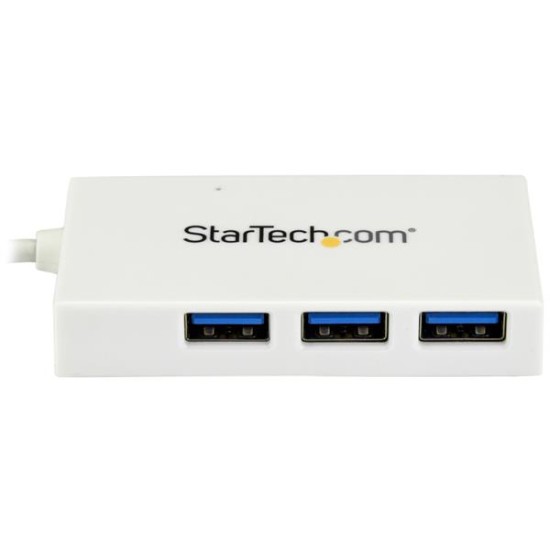 Hub de 4 puertos Startech 1 USB-C/3 USB-A, HB30C3A1CFBW