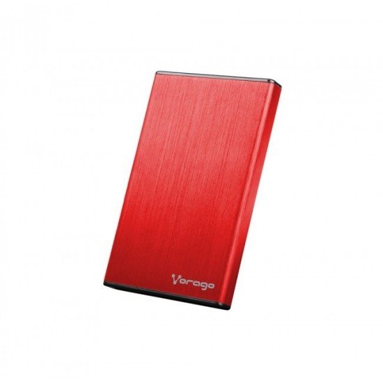 Gabinete USB para disco duro 2.5" SATA HDD-102 rojo Vorago