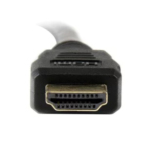 StarTech.com Adaptador HDMI a DVI - DVI-D Hembra - HDMI Macho - Conversor  de Vídeo - Negro - Adaptador de vídeo - enlace doble - HDMI macho a DVI-D  hembra - negro 