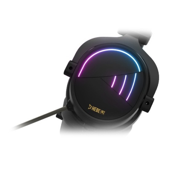 Diadema Audifono con Microfono 7.1, USB Gamdias Hebe M2 RGB, Gaming, Color Negro