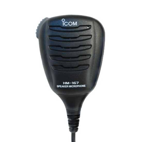 Micrófono/ Bocina Icom para IC-GM1600/IC-M73, Cumple Grado IPX7 Sumergible, HM-167