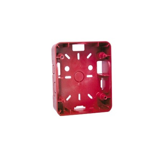 Caja de montaje de sirena/estrobo rojo, Hochiki HSB-R