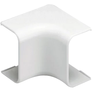 Esquinero interior PANDUIT para uso con canaleta LD5, material ABS, color blanco mate, ICF5IW-E