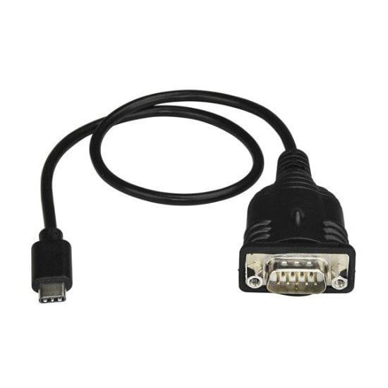 Cable USB tipo C macho serial DB9 macho Startech 40cm, negro, ICUSB232PROC