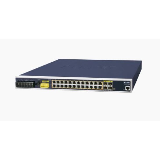 Switch Industrial L3 Planet Gigabit Ethernet IGS-6325-24P4S, 24 Puertos 10/100/1000+4 SFP,48 GBIT/S
