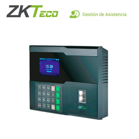 Control de Asistencia Zkteco IN05/ID ADMS Biometrico Hasta 3000 Huellas/ 10,000 Tarjetas 125KHZ/ 100,000 Registros, TCPIP/ POE/ WIFI/ RS232/ Bateria Interna **Requiere Licencia Para Biotime Pro**