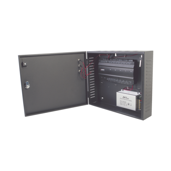 Controlador de acceso 4 puertas / biometría integrada / hasta 3,000 huellas / 30,000 tarjetas / incluye gabinete y fuente de alimentación 12VCD/5A, INBIO460L