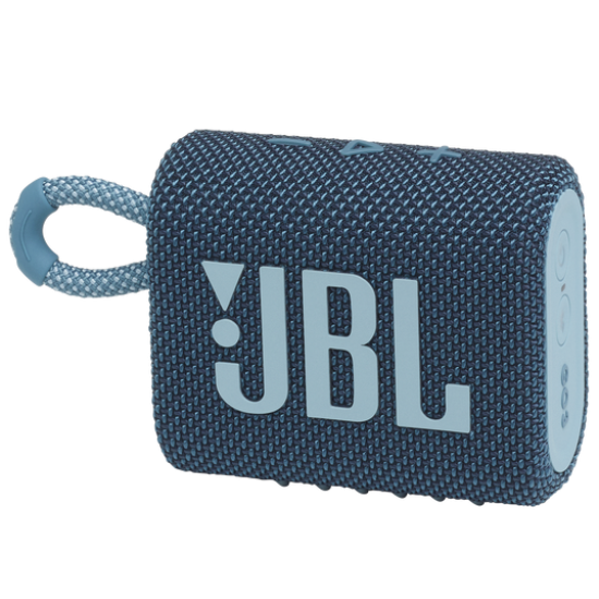Bocina Portatil Waterproof JBL GO3 Bluetooth Color Azul, JBL GO3 BLUE