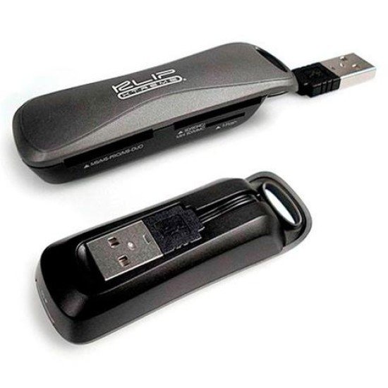 Lector de memorias externo USB2.0 Klip Xtreme KCR-210, 54 en 1